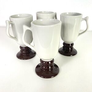 Vintage Irish Coffee Mugs Hall 1273 Made in USA Tea Mug Barware Glassware